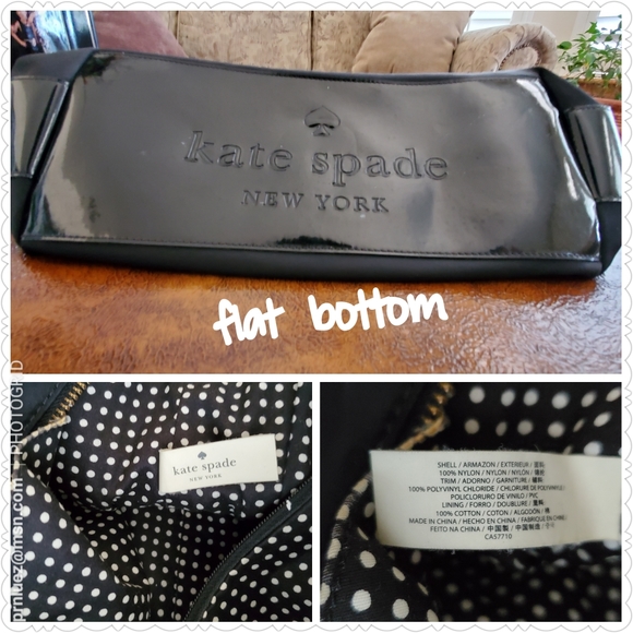 Kate Spade Black Satchel Handbag Gold Hardware - Picture 5 of 5